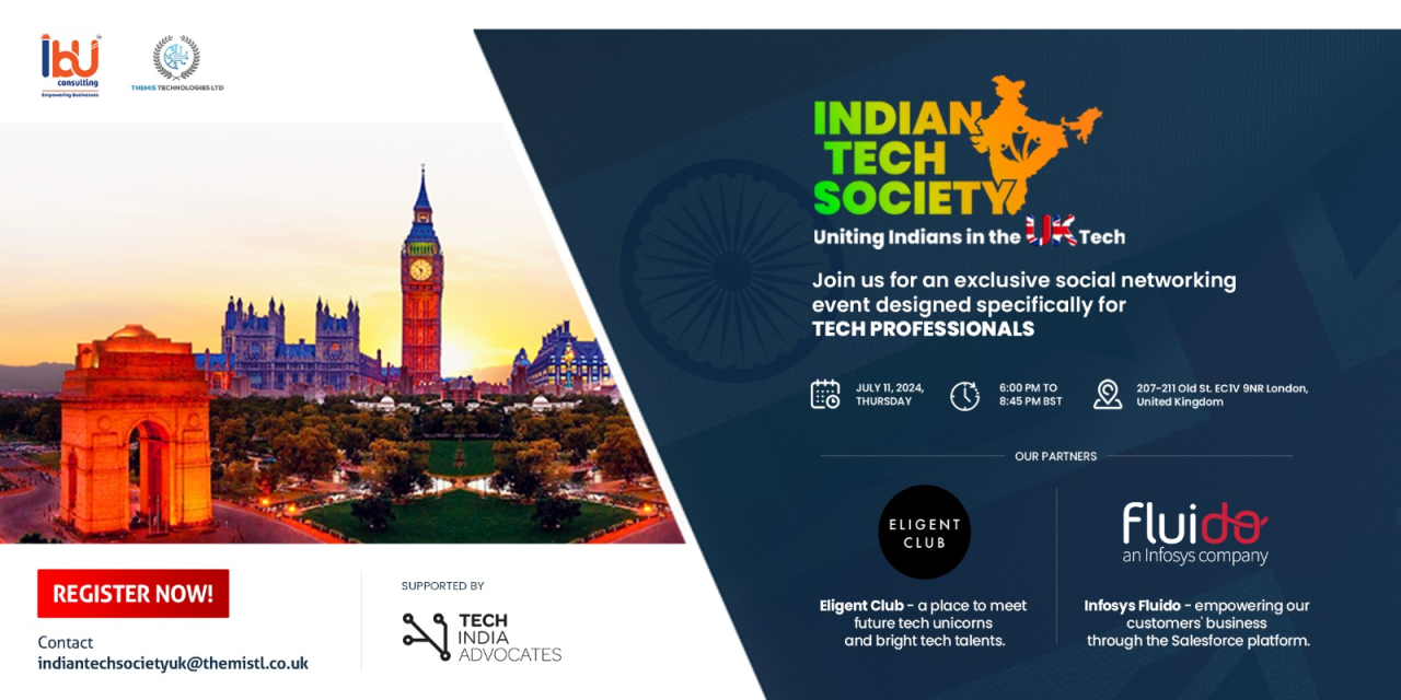 Celebrating Indian Technologists in the United Kingdom: An Evening of Recognition and Unity!